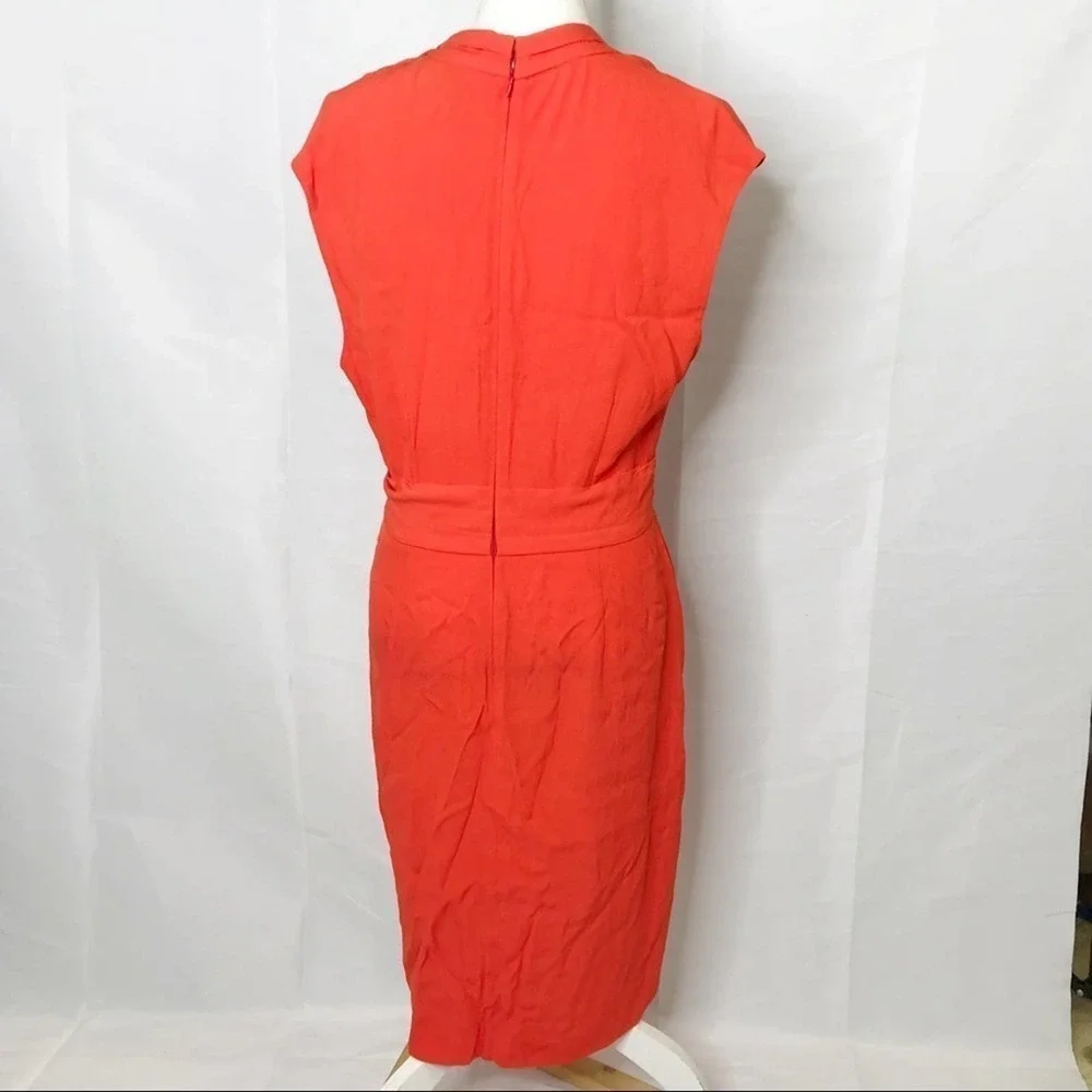 Kate spade bow villa orange dress size 10